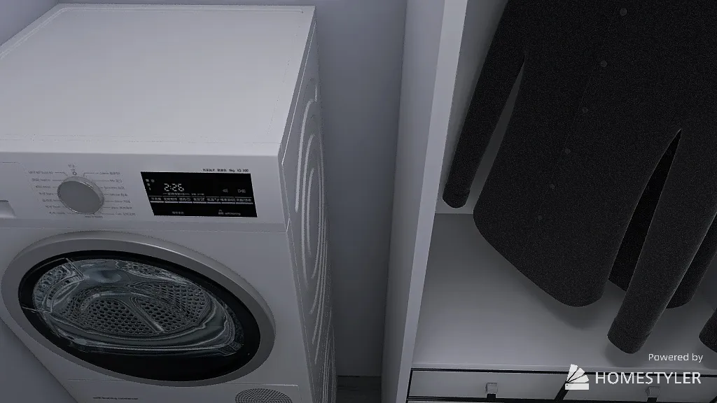 LaundryRoom 3d design renderings