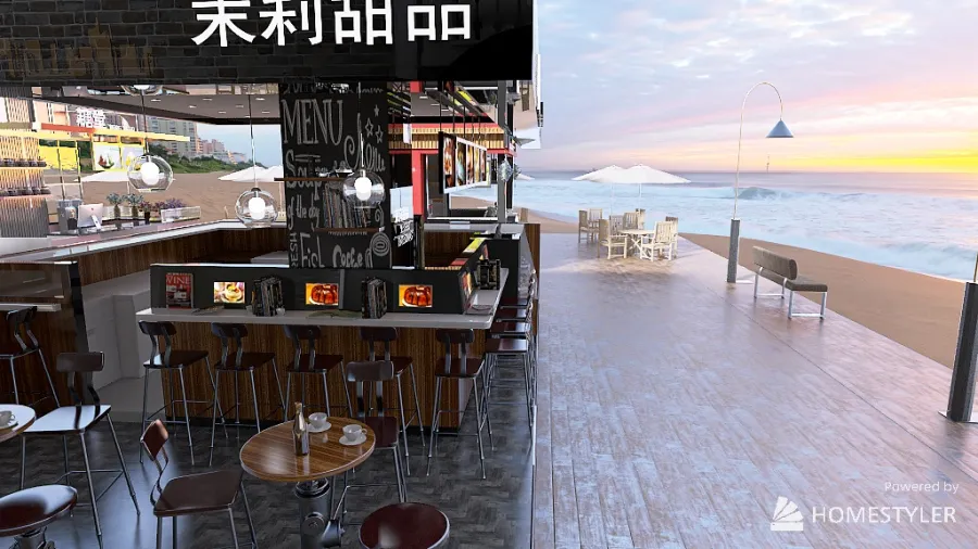 Boardwalk 3d design renderings