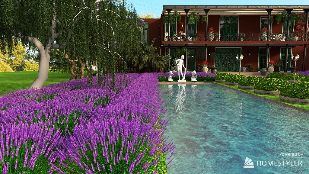 NEW ORLEANS MANSION 3d design renderings