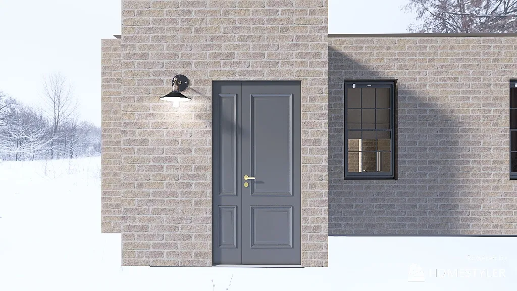 The Winter House 3d design renderings