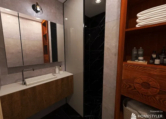 Banheiro Alfabarra Design Rendering