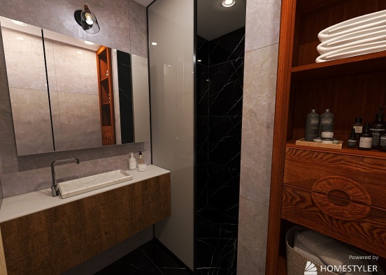 Banheiro Alfabarra Design Rendering