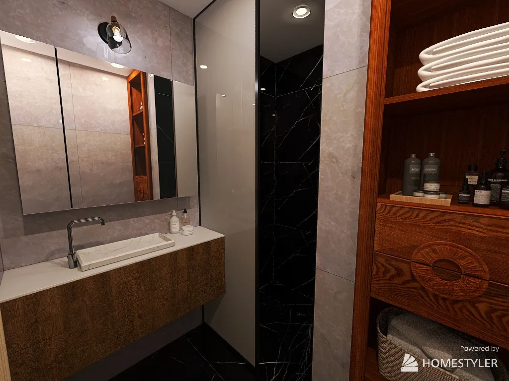Banheiro Alfabarra 3d design renderings