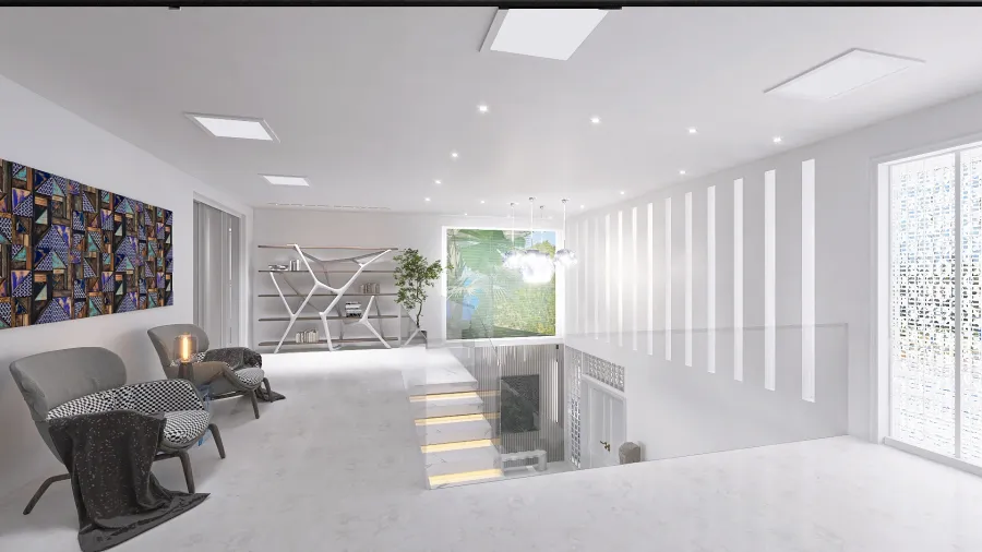 Stairwell Hallway 3d design renderings