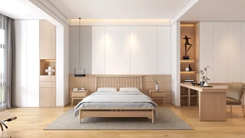 Japanese Minimalist Bedroom