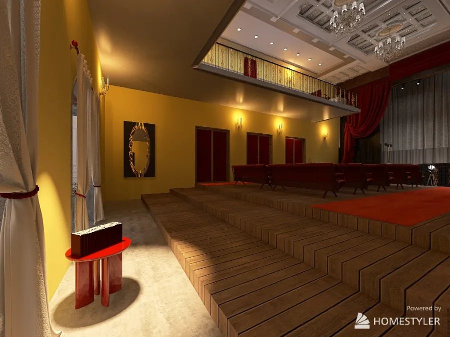 theatre 3d design renderings