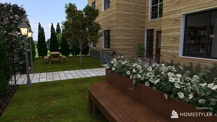 Tree Library 3d design renderings