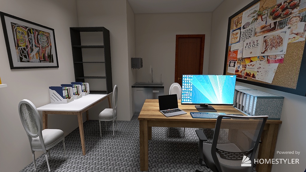 ms casiano's office 3d design renderings