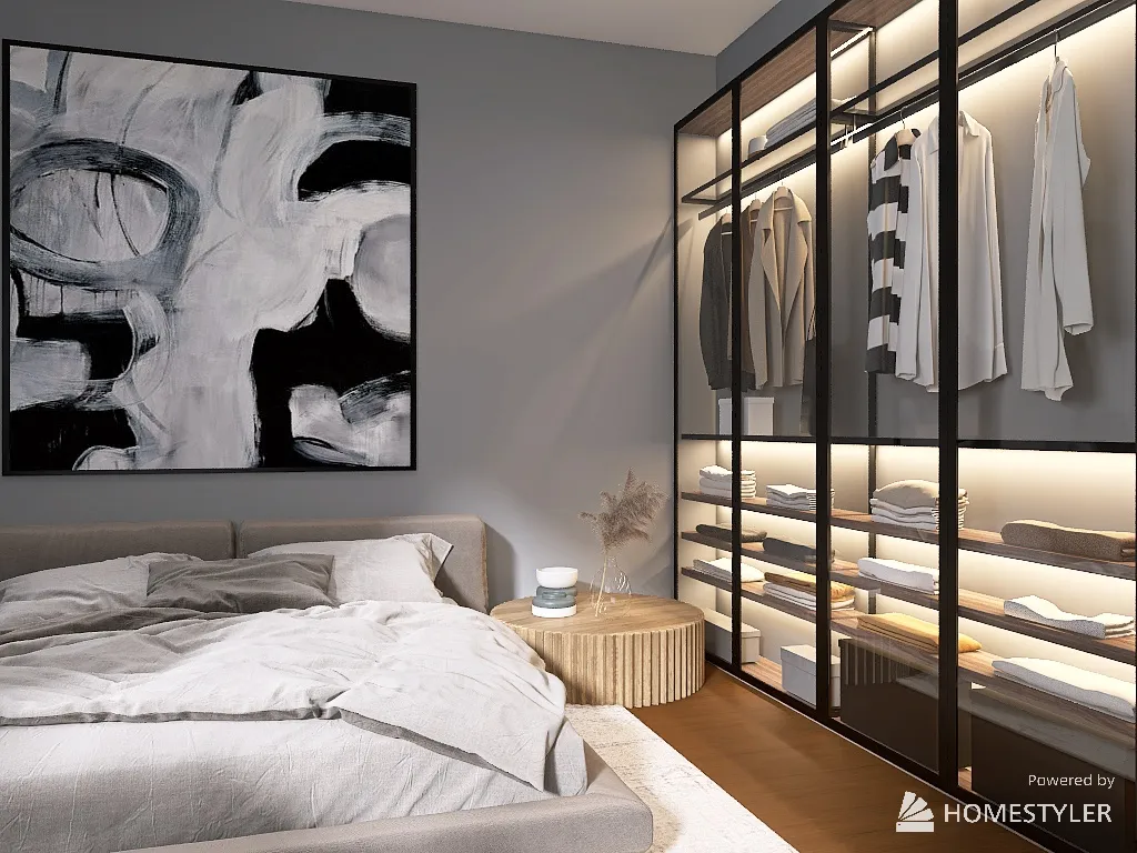small bedroom 3d design renderings