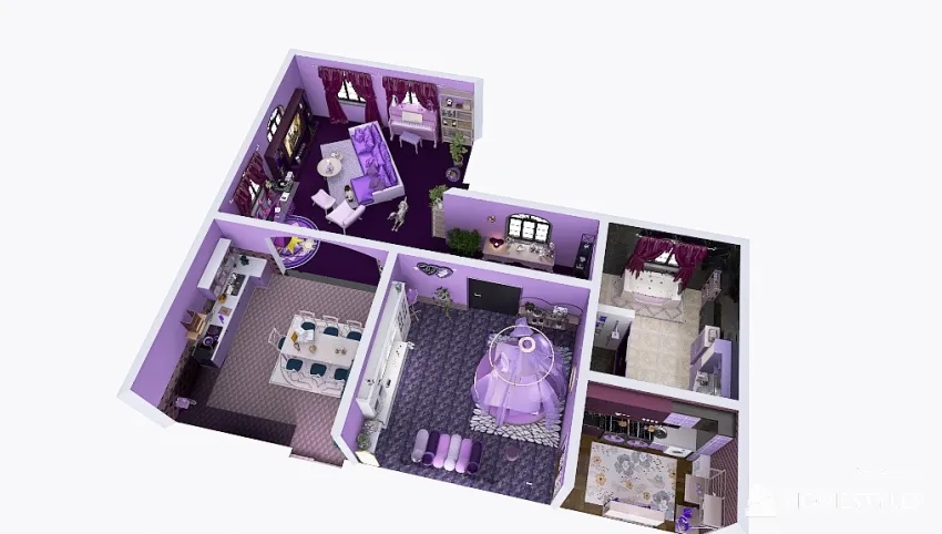 all purple home challenge 3d design picture 135.06