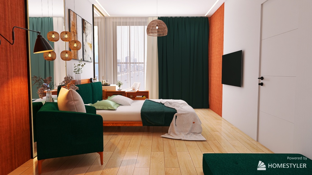 Bedroom Diskill 3d design renderings