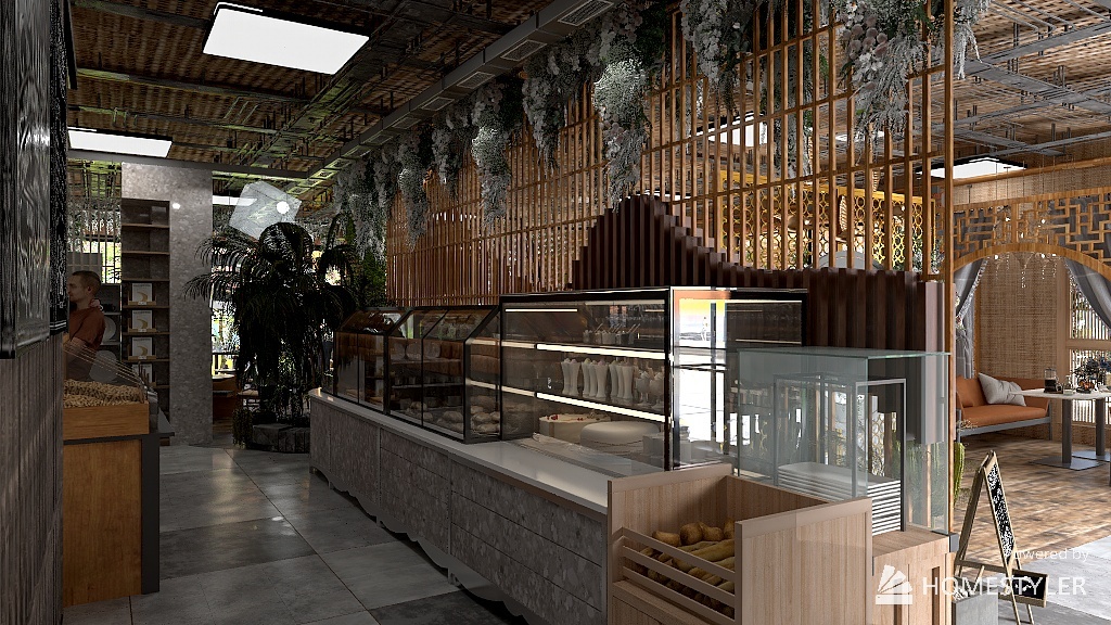 KitchenBakery restaurant 3d design renderings