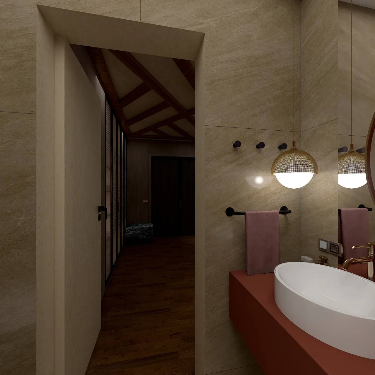 Bathroom 3d design renderings