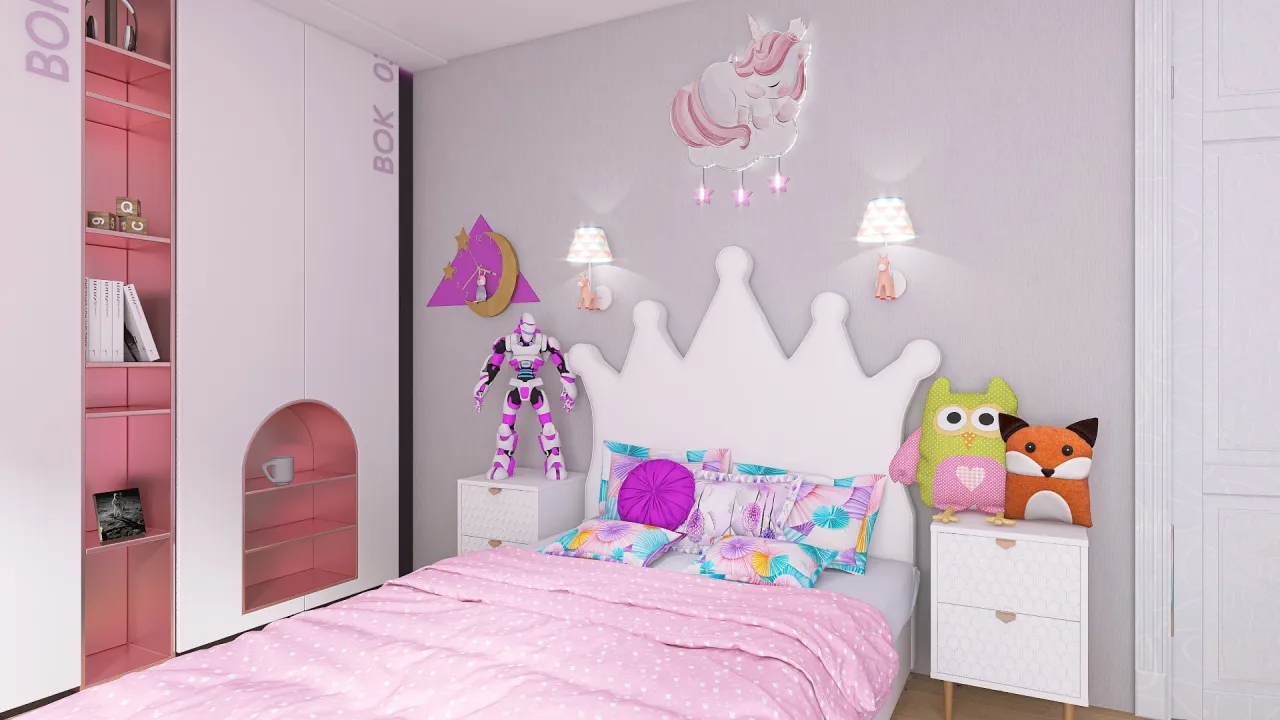 KidsRoom 3d design renderings