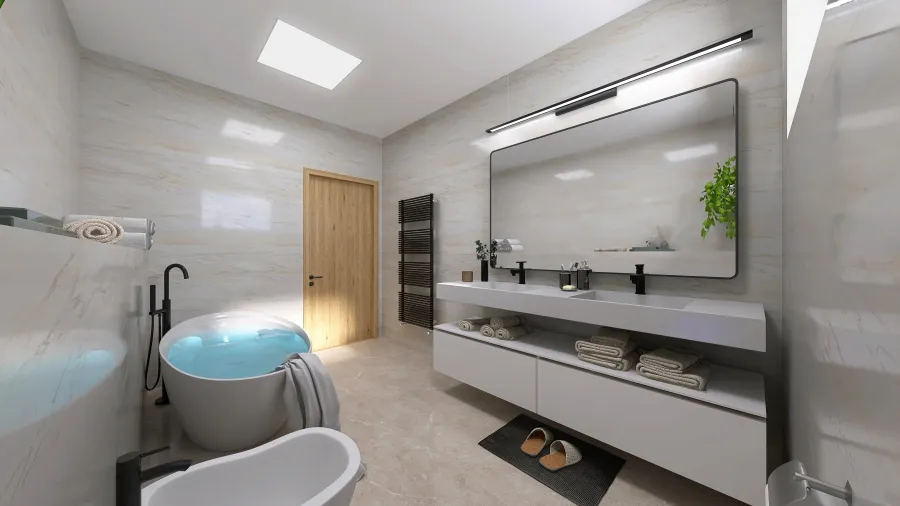 Koupelna 2 3d design renderings