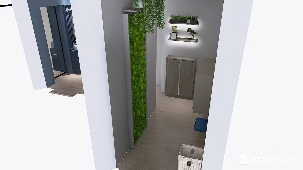мой коридор 3d design renderings