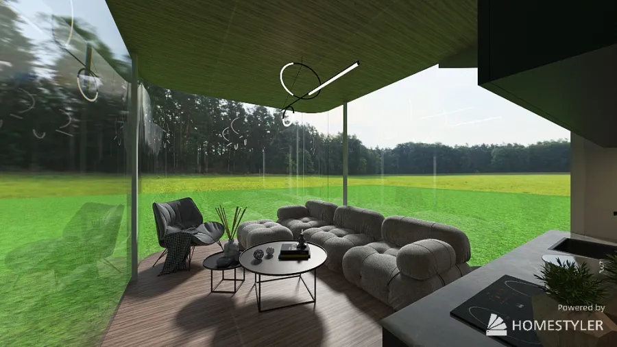 Mobile House 3d design renderings