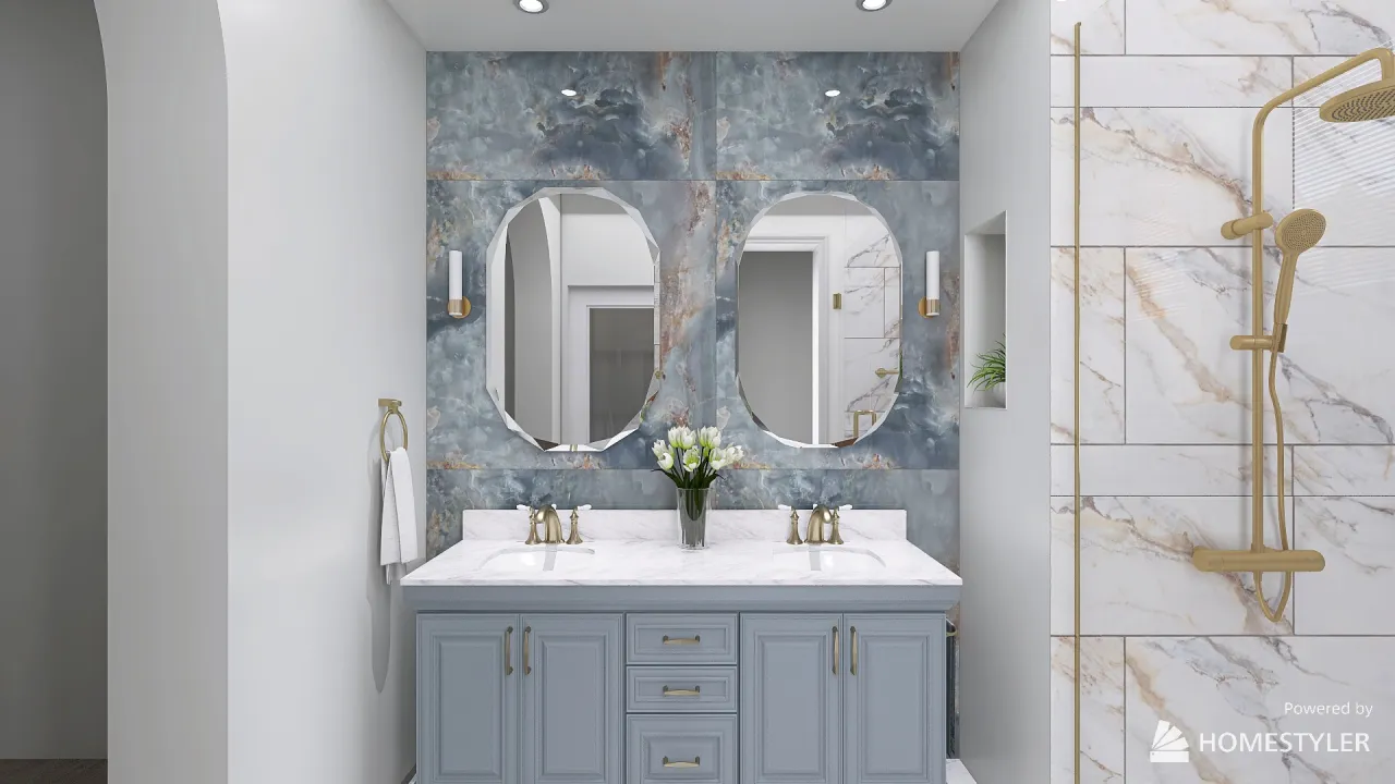 Bathroom Remodel 3d design renderings