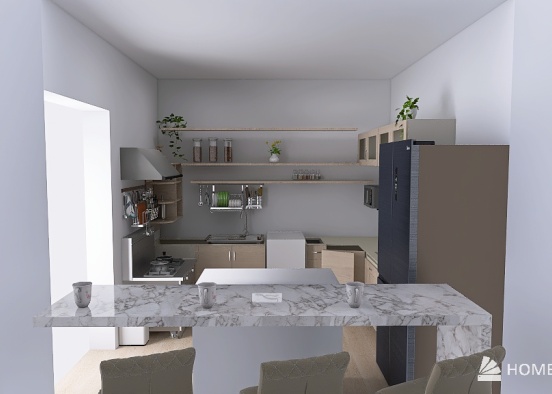 4rd Urban kitchen design Design Rendering