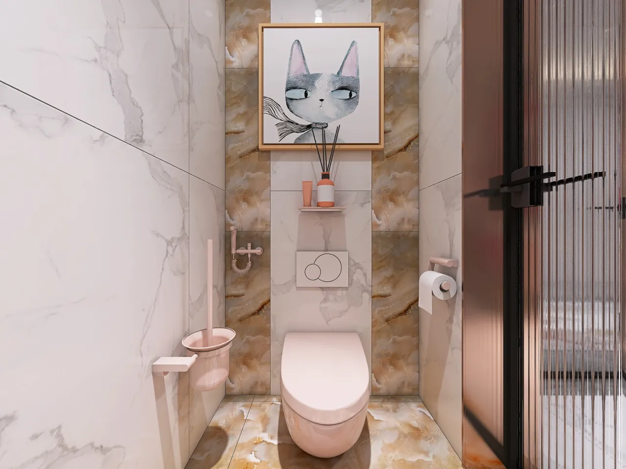 Bathroom 3d design renderings