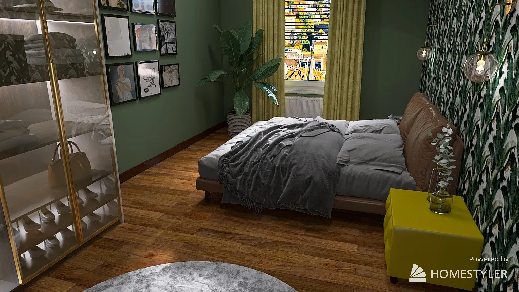Bedroom idea 3d design renderings