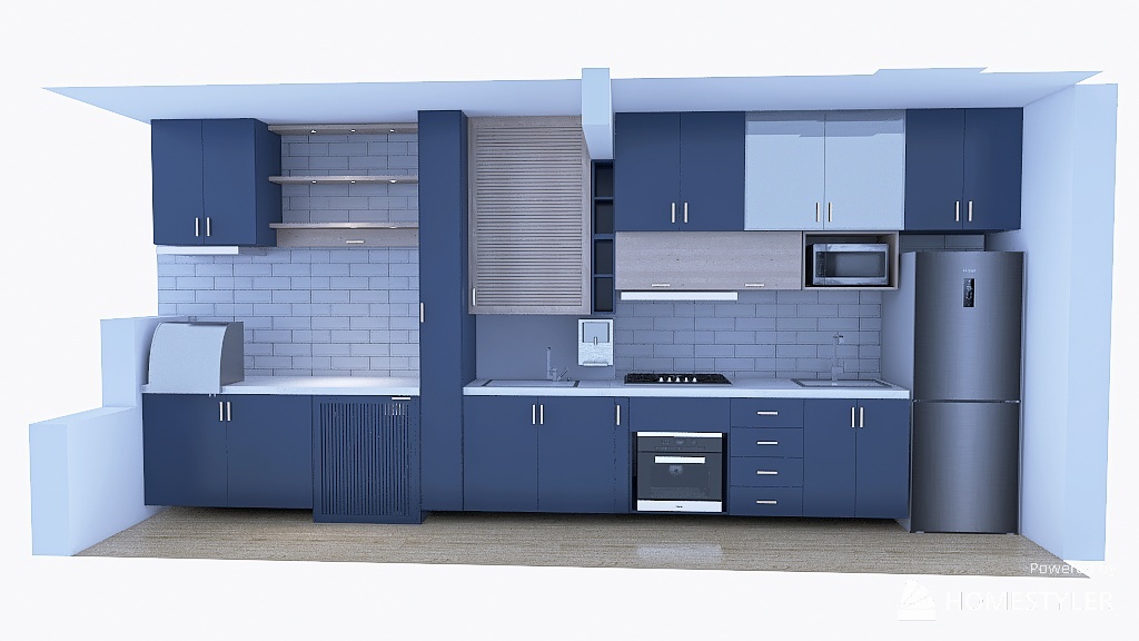 Armário Cozinha 3 3d design renderings