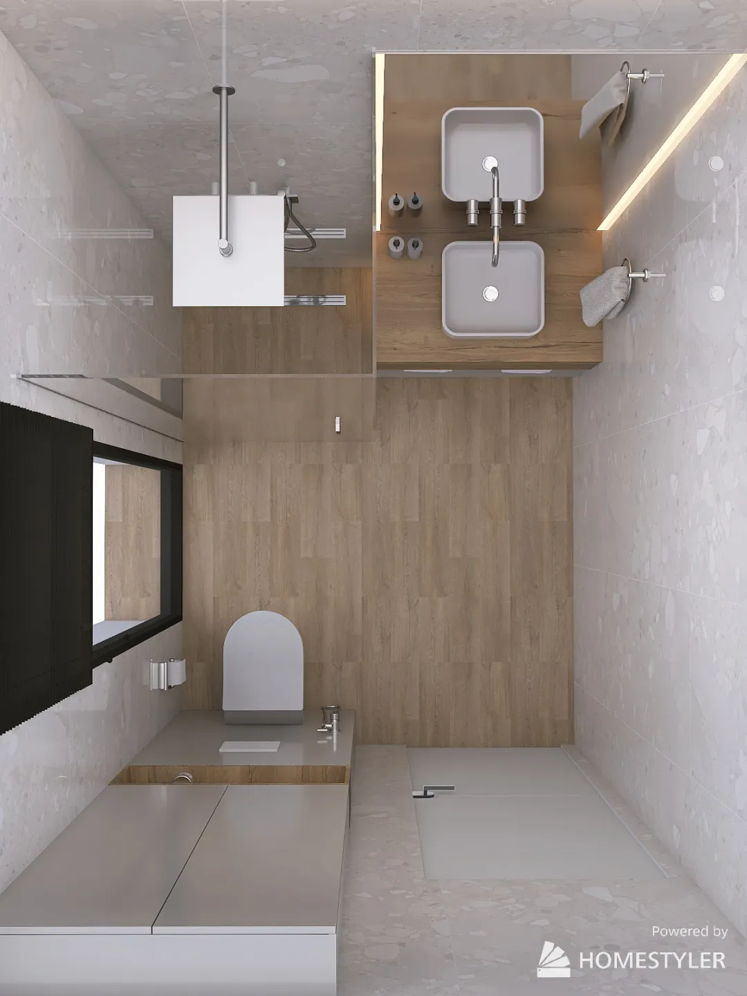 Duplex Durlești - camera copii 3d design renderings
