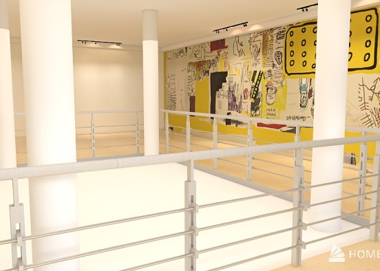 3-floor Gallery Design Rendering