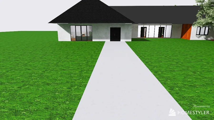 Country(?) house 3d design renderings