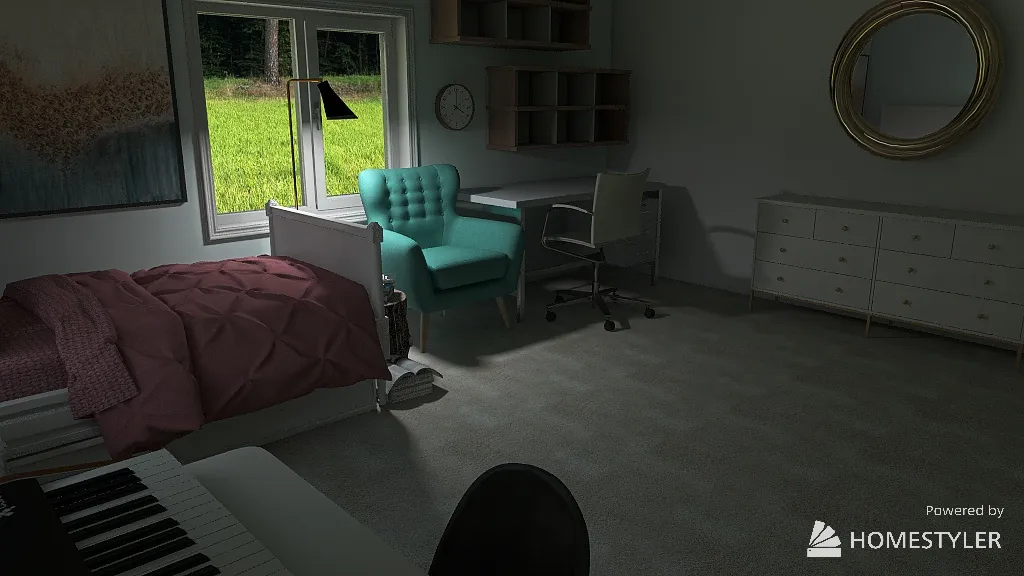 BED ROOM MAKEOVER! 3d design renderings