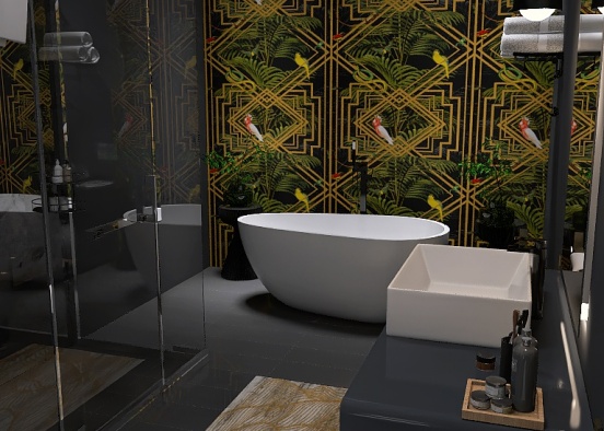 Bath Room Design Rendering
