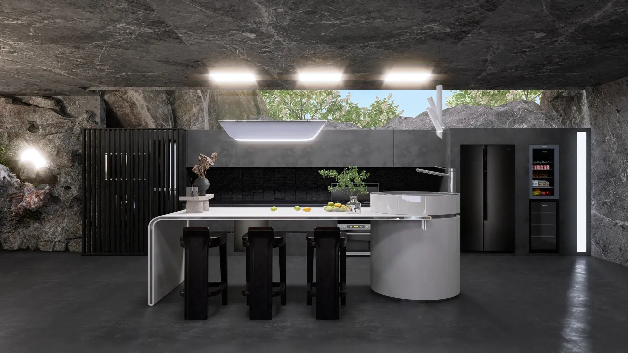 Kitchen 3d design renderings