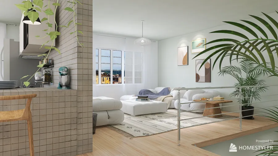 Apartment by the Bay 3d design renderings