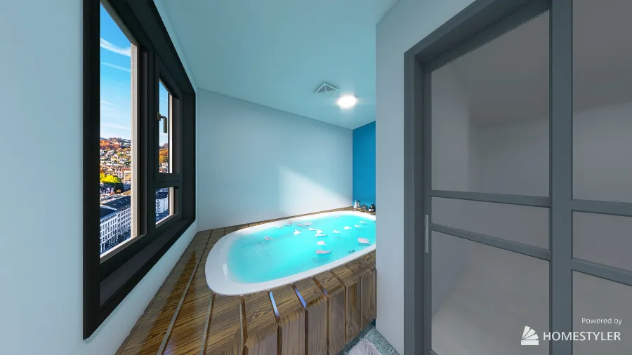 Bath house 3d design renderings