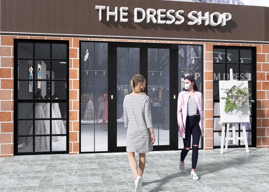 The dress shop Design Rendering