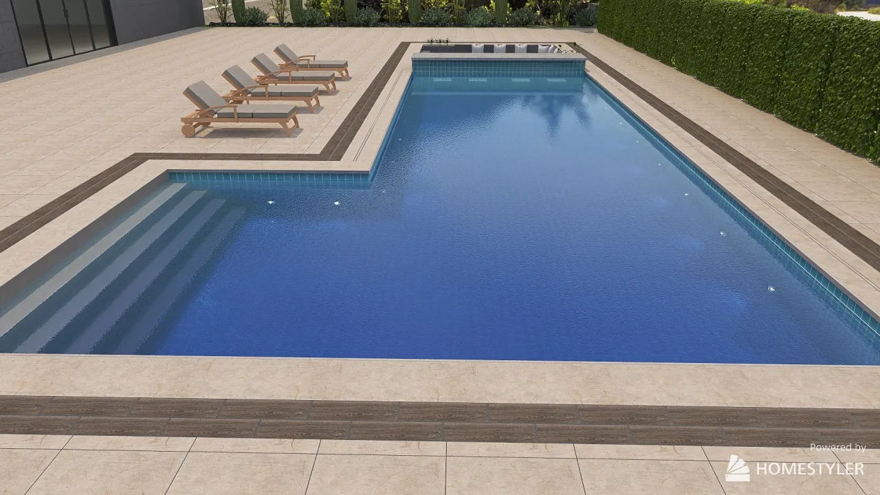 En Grand Pool 3d design renderings