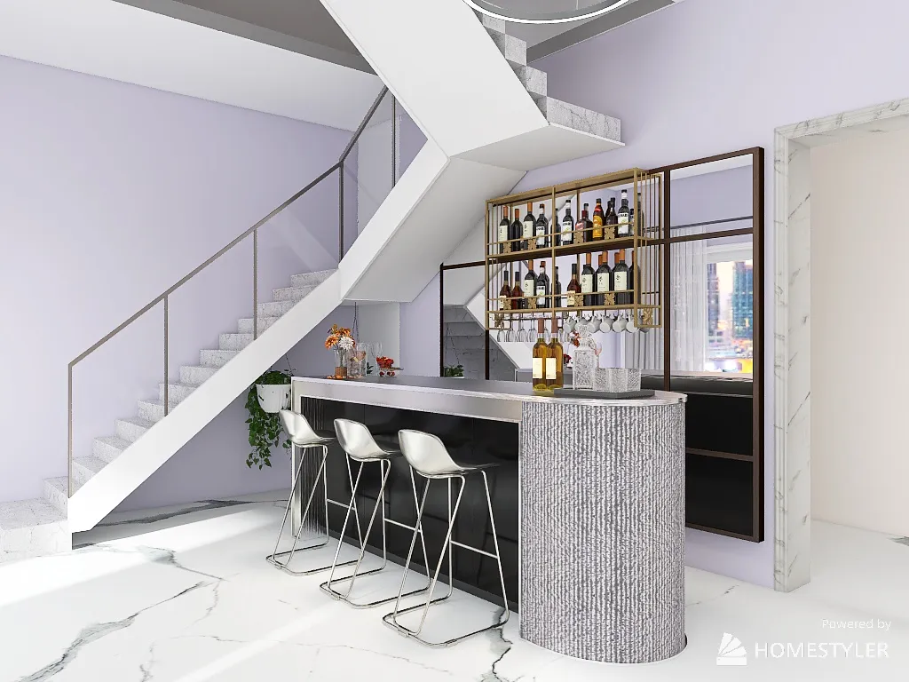 Lounge 3d design renderings