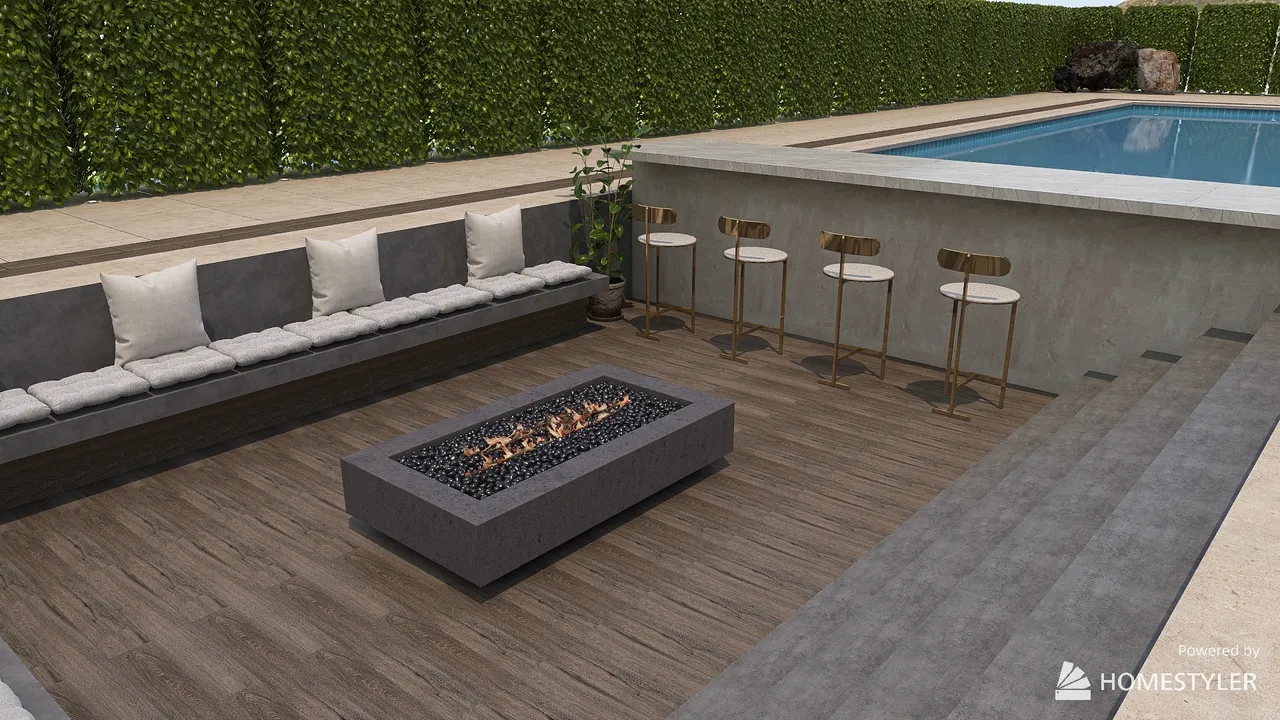 En Grand Pool 3d design renderings