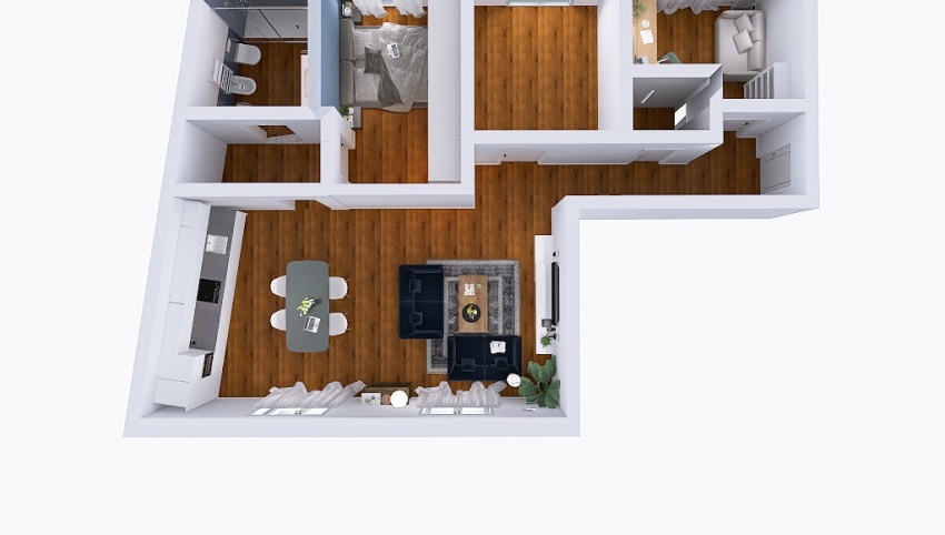 Copy of Appartamento V. 3d design picture 83.68