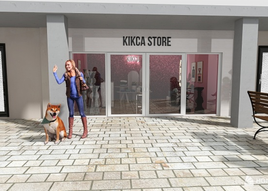Kikca Store Design Rendering