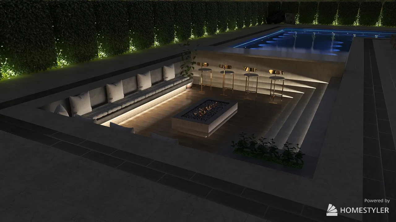 En Grand Pool 3d design renderings