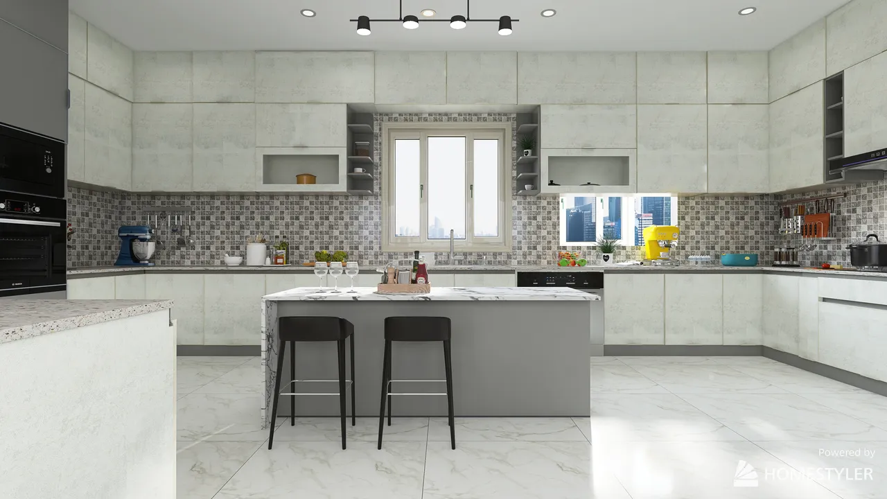 Kitchen 3d design renderings