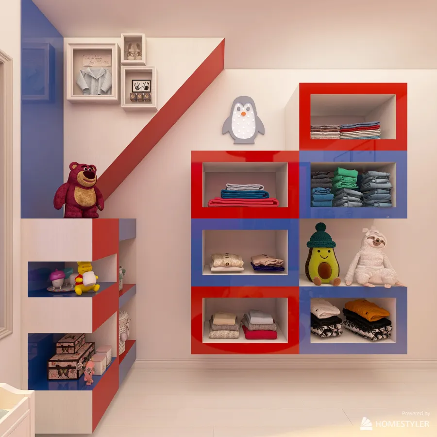 Baby Bedroom 3d design renderings