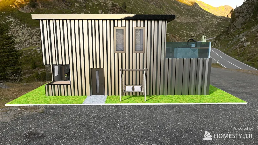 Shipping Container Home 3d design renderings