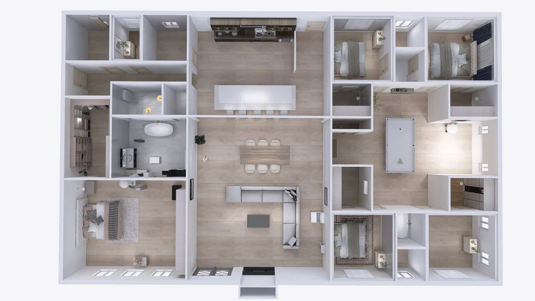 Chandler Residence 3d design renderings