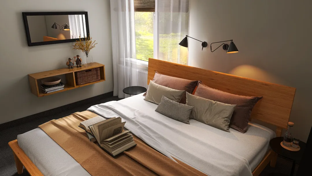 Airbnb Schlafzimmer 3d design renderings