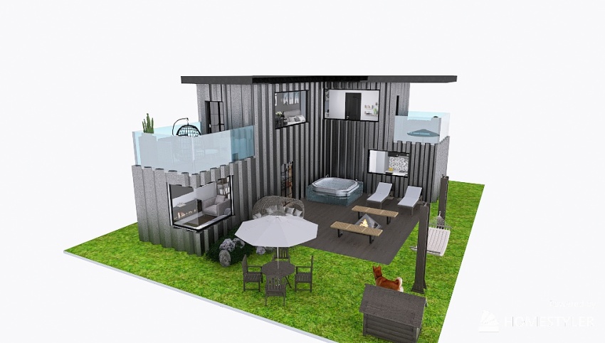 Shipping Container Home 3d design picture 306.06