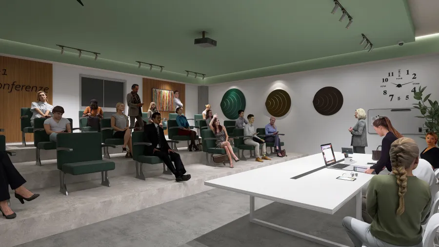 Sala Meeting 3d design renderings