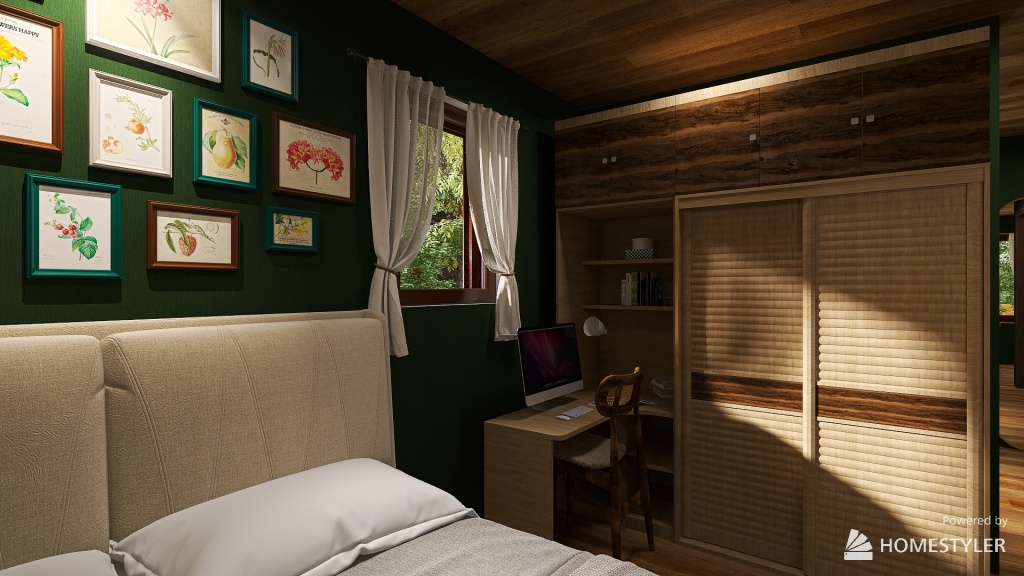 Cabin in the wood 3d design renderings