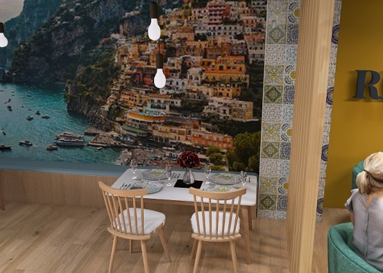 Amalfi Restaurant Design Rendering